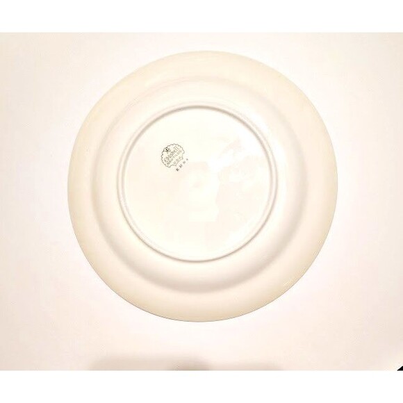 1 Homer Laughlin Eggshell Nautilus Petite Point Dinner Plate Vintage Floral 1937 - Picture 2 of 2